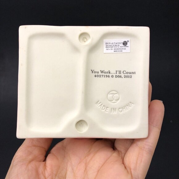 Dept 56 Snowbabies Figurine You Work I’ll Count 4027196 Christmas Gift Decor - Picture 6 of 6